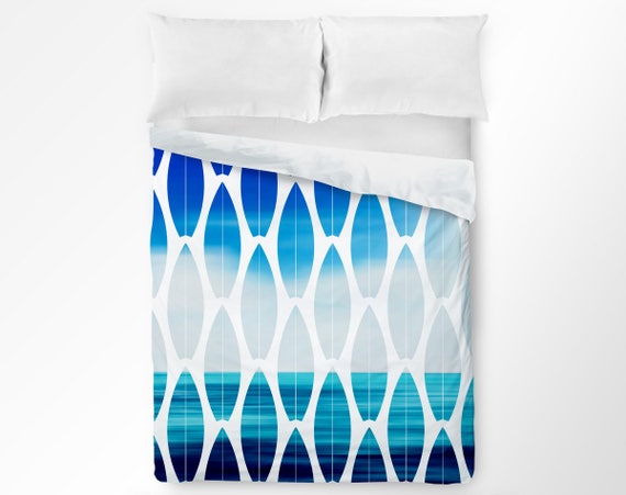 Surf Bedding Surfboard Duvet Cover Surf Duvet Cover Surf Etsy