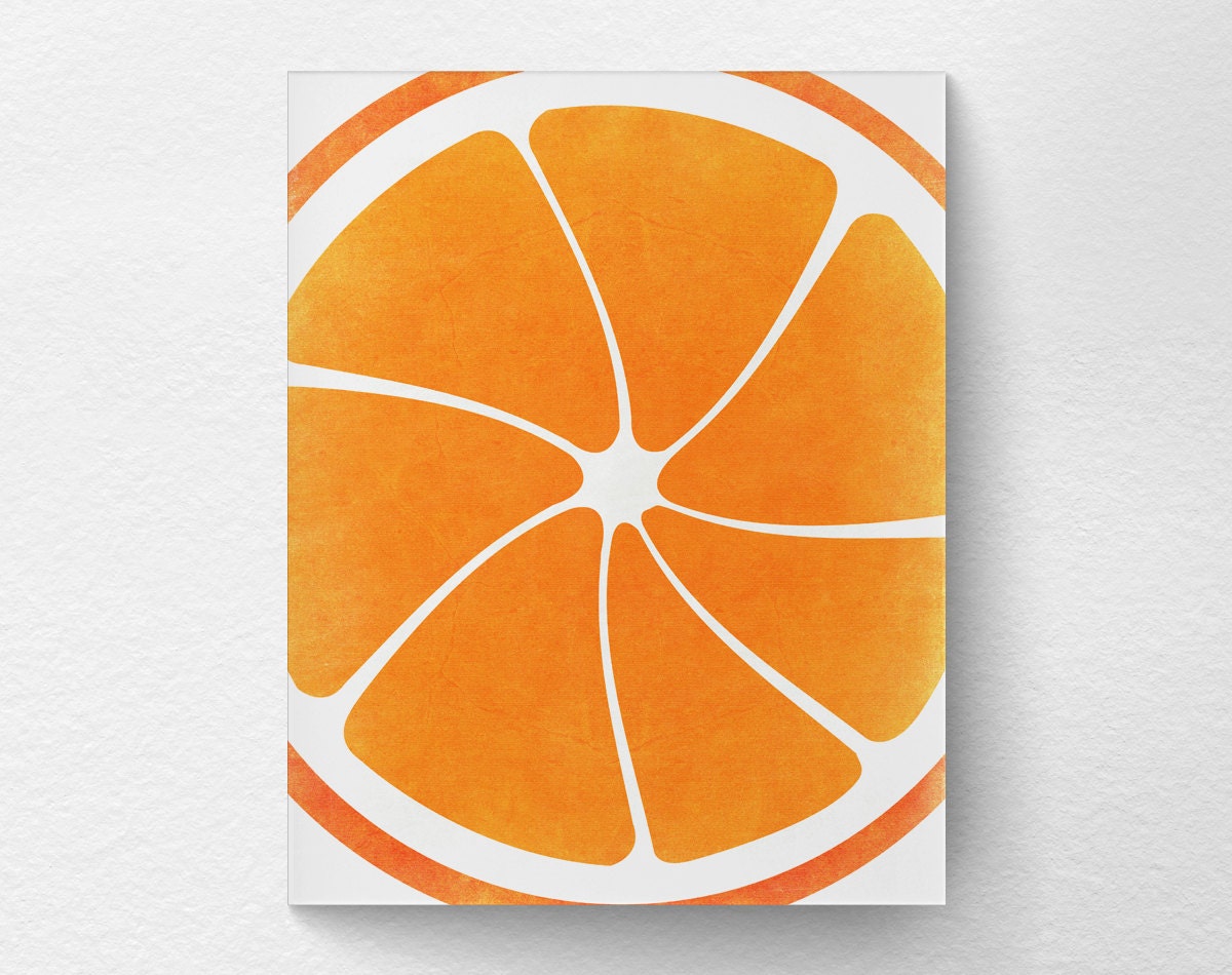 Citrus Print Citrus Decor Fruit Kitchen Art Kitchen Decor Etsy