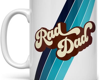 Taza de café "Rad Dad", regalo retro para el Día del Padre