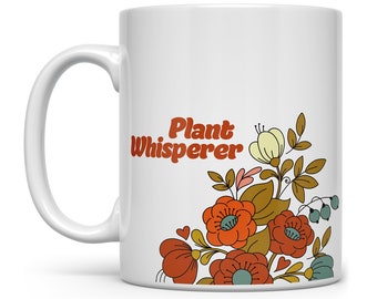 Plant Whisperer Mug, Plant Mug, Houseplant Lover Cup, Plant Lady Mug, Gardener Gift, Green Thumb Gift, Garden Lover, Plant Collector