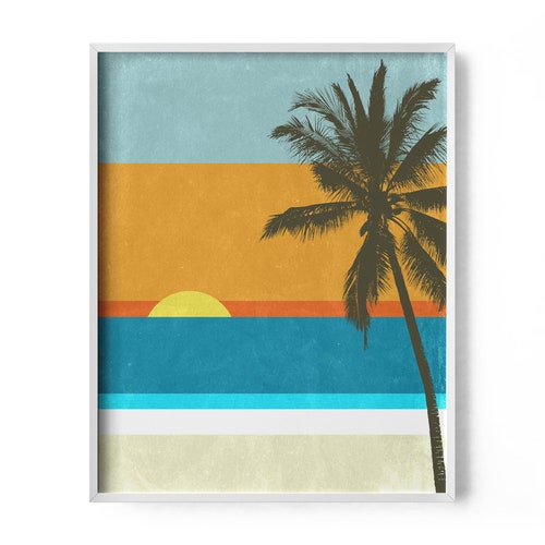 Beach Decor Beach Print Beach Poster Wall Art Beach Art Etsy