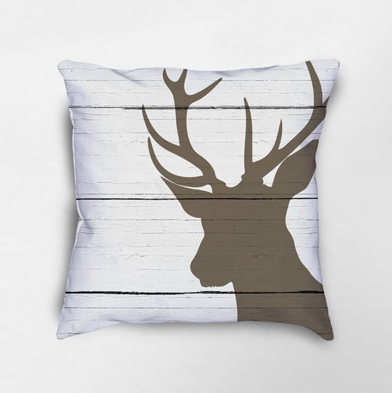 deer throw pillow