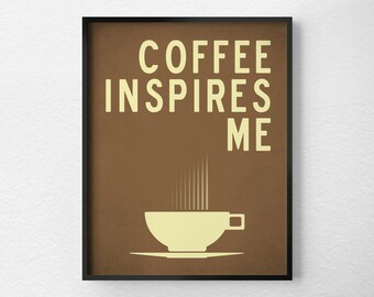 Coffee Art Instant Download Art Complimentary Coffee Sign