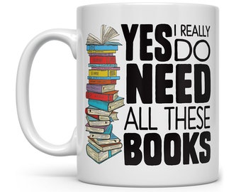 Book Mug, Book Lover Mug, Bookish Mug, Bookish Gifts, Book Lover Gift, Reading Coffee Mug, Bookworm Mug, Bookworm Gifts, Gift For Librarian