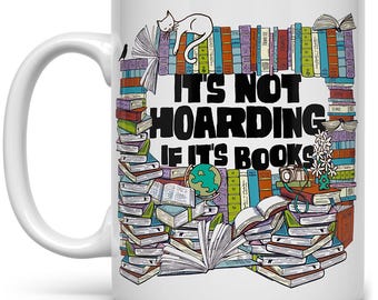 Book Mug, Book Lover Mug, Book Lover Gift, Bookish Mug, Bookish Gifts, Bibliophile Mug, Bookworm Mug, Bookworm Gifts, Gift For Librarian