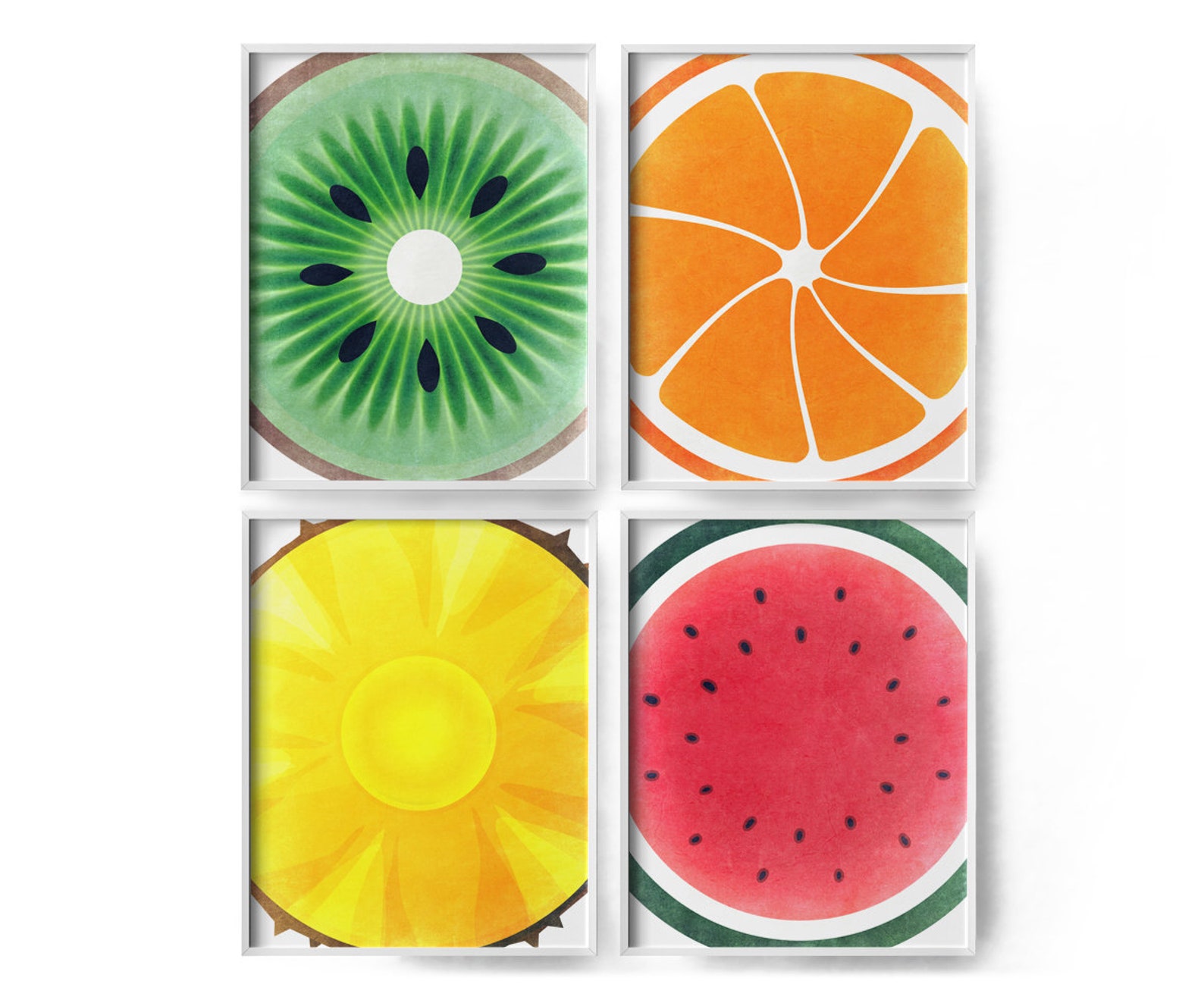 Fruit Kitchen Art Kitchen Decor Kitchen Poster Food Art Etsy