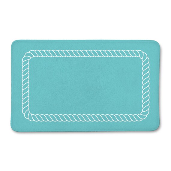 Nautical Bath Mat Nautical Bathroom Nautical Rope Bath Mat Etsy