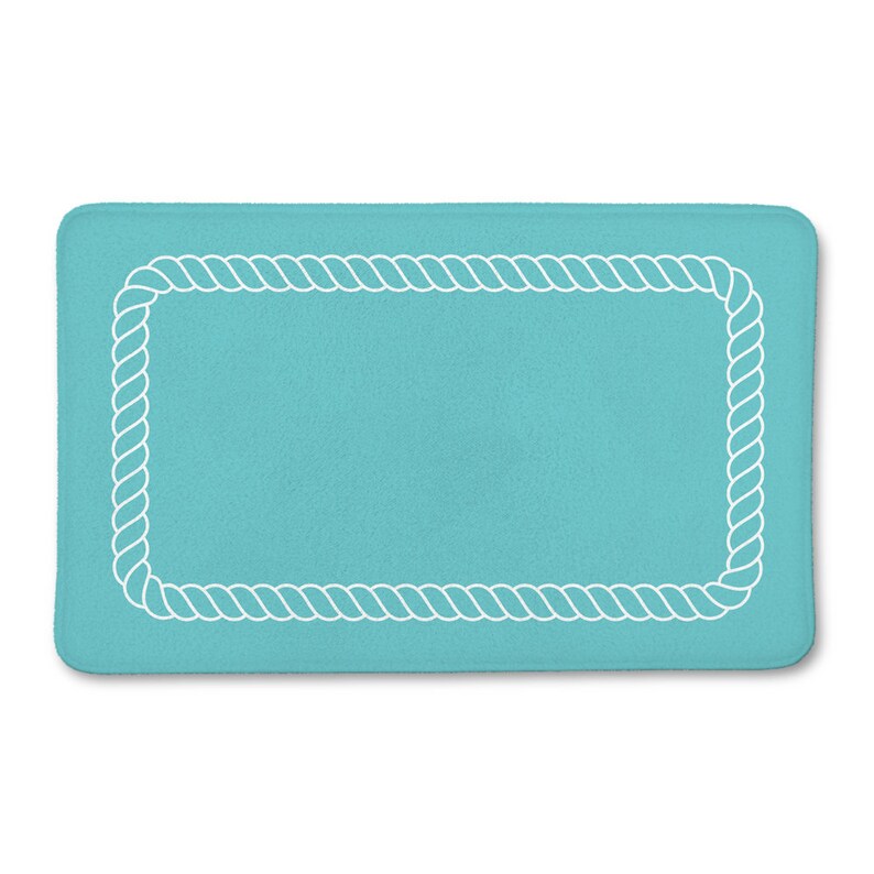 Nautical Bath Mat Nautical Bathroom Nautical Rope Bath Mat Etsy