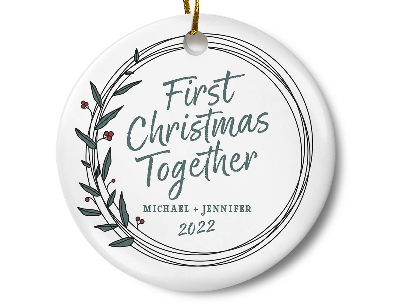 A Christmas Together 2022 First Christmas Together 2021 Ornament First Christmas | Etsy Uk