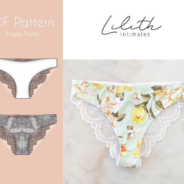 Angie Panty PDF Pattern - Lingerie sewing pattern