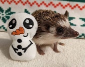 Snow Baby Snowman Christmas Winter Holiday Mint Stuffed Hedgehog Toy