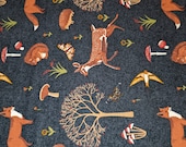 Hedgehogs and Forest Friends Mushrooms Bag for Hedgehogs Ferrets Degus Small Pets Snuggle Sack