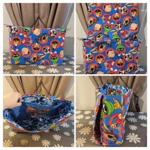 90er Jahre Nostalgische Umhängetasche Oversized Large Plus Size Langer Riemen Crossbody Handmade Schulter Laptoptasche Vintage Prints