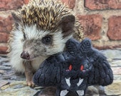 Mothman Chibi Mint Stuffed Hedgehog Toy Small Animal Cage Buddy Cage Decor Photo Prop