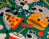 Raccoon Trash Panda Food Frenzy Igloo Cover Double Fleece Reversible for Hedgehogs, Guinea Pigs, Rats, Ferrets, Degus & many small pets