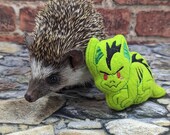 Chupacabra Chibi Mint Stuffed Hedgehog Toy Small Animal Cage Buddy Cage Decor Photo Prop