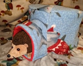 Winter Sweater Sharks Igloo Cover for Hedgehogs, Guinea Pigs, Rats, Ferrets, Degus and many small pets