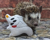 Zero Ghost Dog Chibi Mint Stuffed Hedgehog Toy Small Animal Cage Buddy Cage Decor Photo Prop