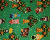 Animal Crossing Characters on Green Cuddle Sack Cuddle Bag for Hedgehogs Small Pets Snuggle Sack
