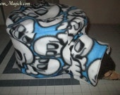 Cartoon Skulls Blue Igloo Cover for Hedgehogs, Guinea Pigs, Rats, Ferrets, Degus and many small pets