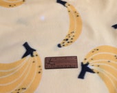 Bananas for Bananas Fleece Igloo Reversible Cover for Hedgehogs, Guinea Pigs, Rats, Ferrets, Degus and many small pets