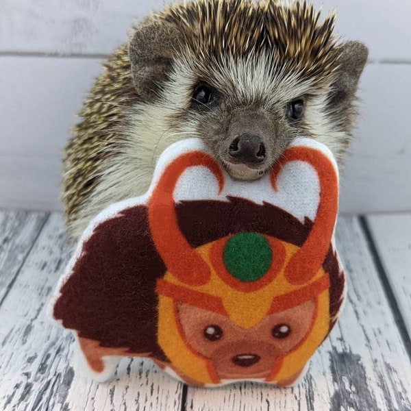 Loki Variant Hedgehog Mint Stuffed Hedgie Toy Small Animal Cage Buddy
