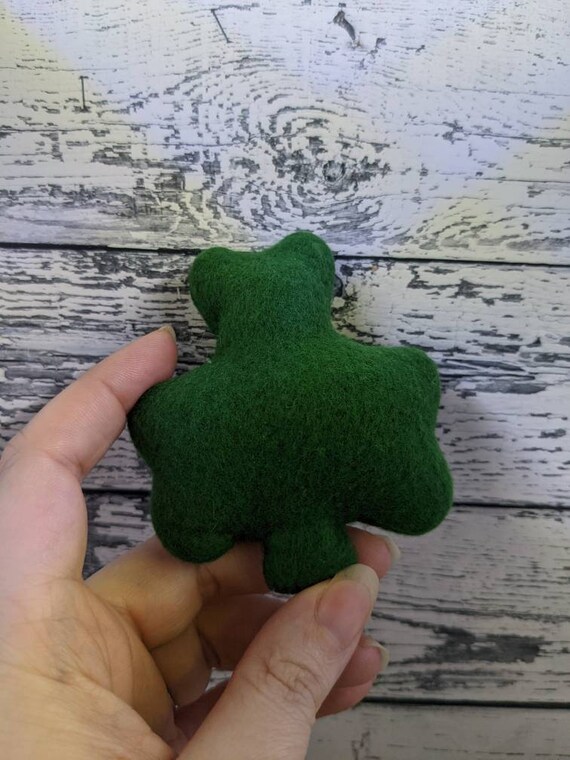Cute Clover St Patrick's Day Shamrock Mint Stuffed Hedgehog Toy