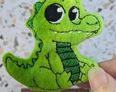 Crikey Crocodile Kawaii Chibi Fleece Toss Toy Mint Stuffed Hedgehog Degus Ferret Rat Guinea Pig Toy Cage Buddy Photo Prop Enrichment