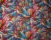 Stained Glass Flowers Floral Cuddle Bag for Hedgehogs Small Pets Snuggle Sack