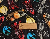 Space Explorer Rocket Ship Planets Galaxy Cuddle Bag for Hedgehogs Ferrets Degus Small Pets Snuggle Sack