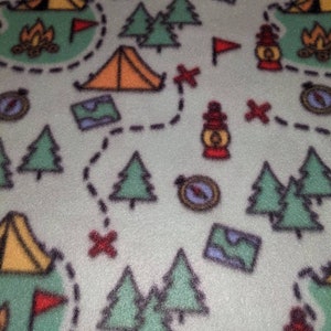 Mapa del tesoro Campground Igloo Cover para erizos, conejillos de indias, ratas, hurones, degus y muchas mascotas pequeñas