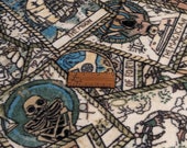 Tarot Card Halloween Igloo Cover Double Fleece Reversible for Hedgehogs, Guinea Pigs, Rats, Ferrets, Degus and many small pets