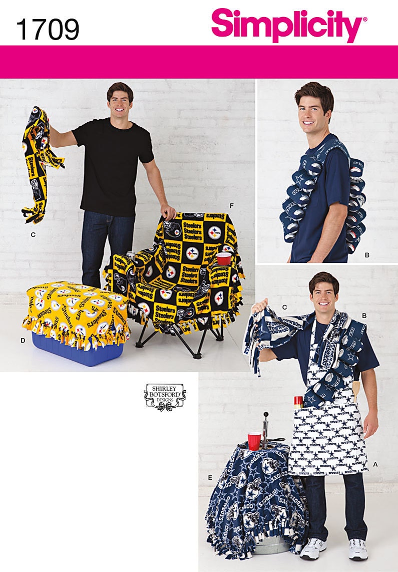 Apron/Cooler Cover & More Simplicity Pattern 1709 FUN TAILGATING ACCESSORIES