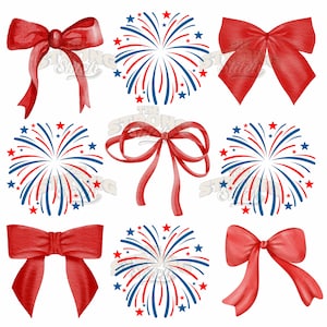 Feuerwerk und Bögen Krokette Rot Weiß Blau 300dpi PNG Digital Art
