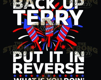 Back it Up Terry 4.Juli 300dpi PNG Digitaldruck