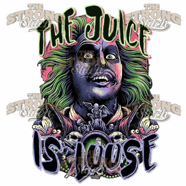 Beetlejuice 2 The Juice is Loose 2024 300dpi PNG Digital Print