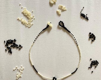 Colección Crema y tinta: los collares