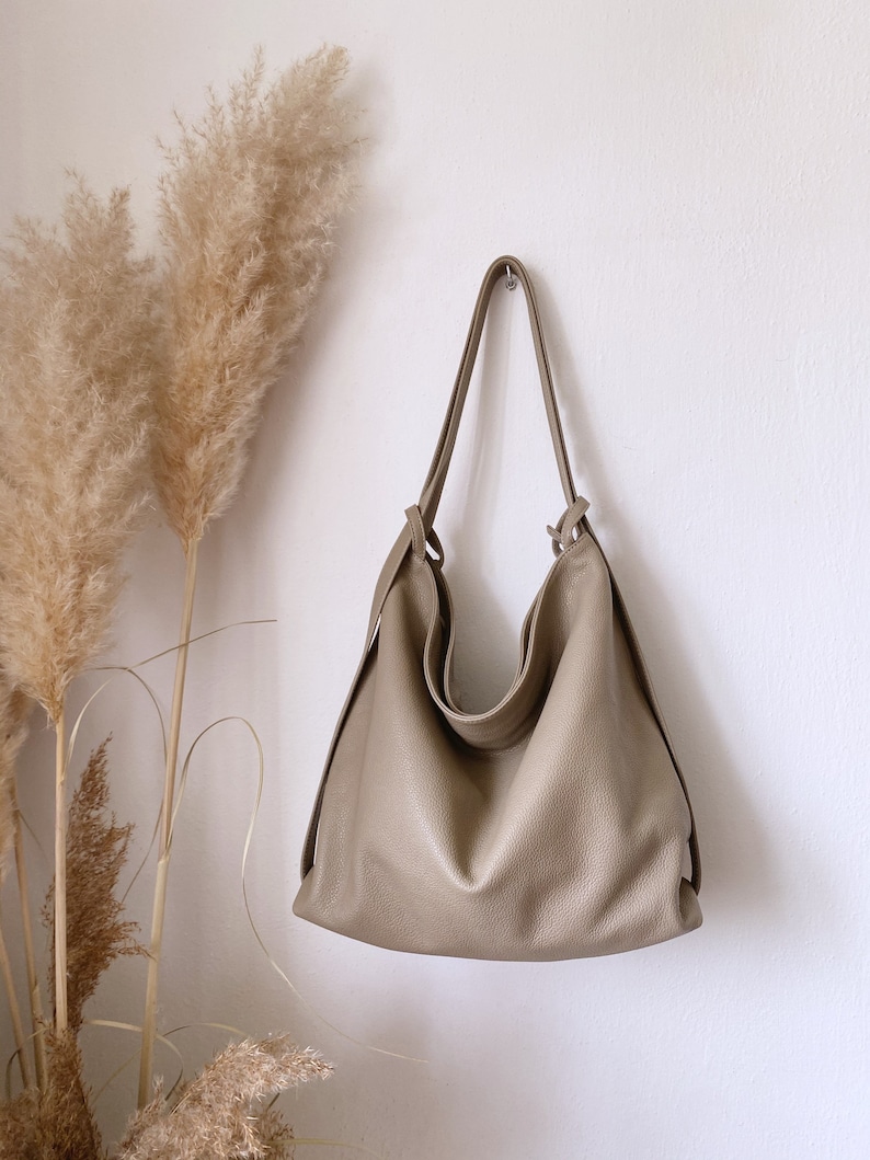 2-in-1 Leather Hobo Bag and Backpack Convertible Top Zip Shoulder Bag