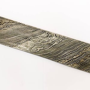 Strati di acciaio di Damasco Coltelli a lama ritorta Coltelli a barra grezza Billet Making Bar Billet Making Lame Personalizzate ad alto tenore di carbonio BILLET-TWIST 12*2