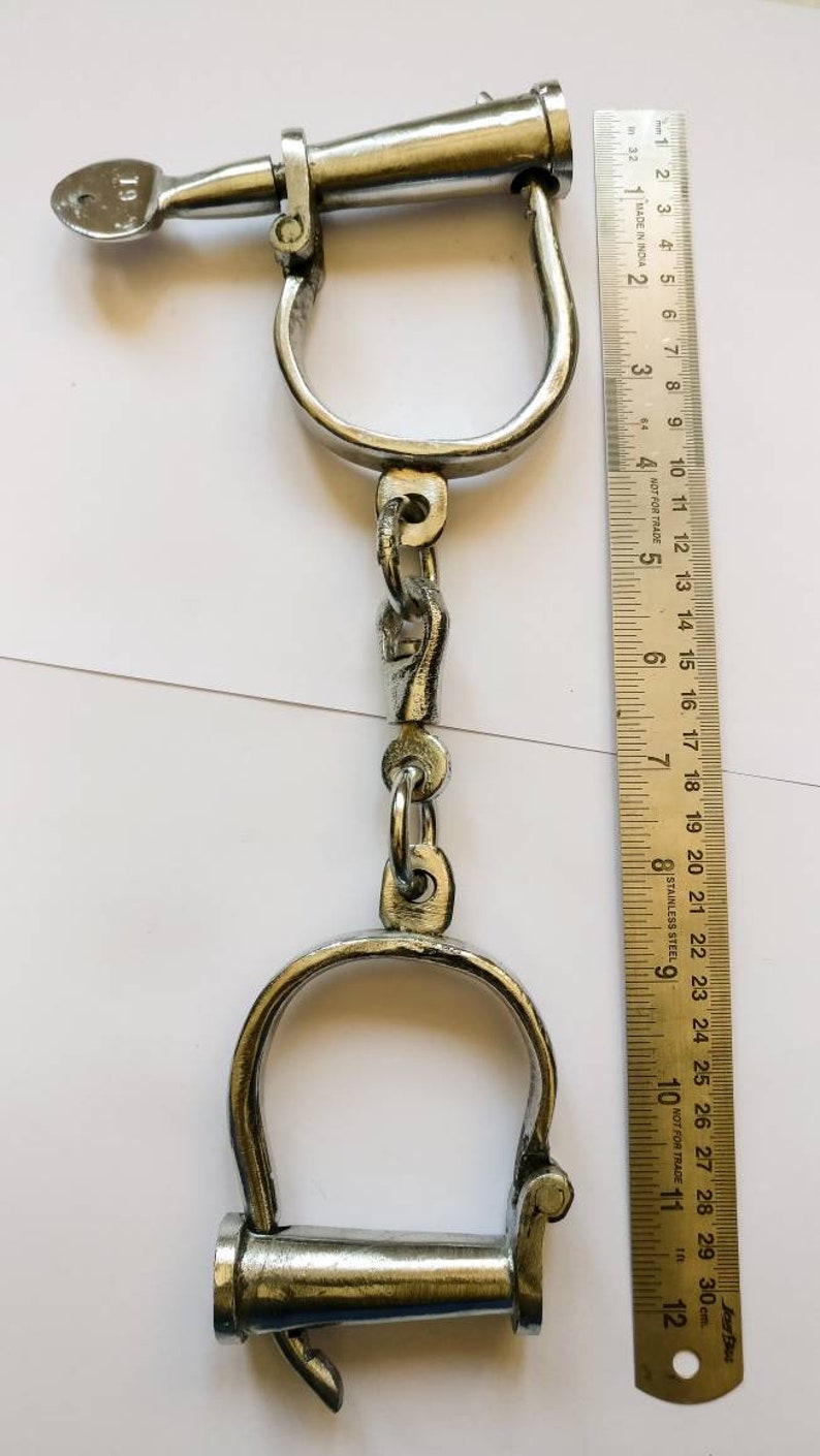 Antique Style Iron Handcuffs Antique Vintage Handcuffs Style Etsy