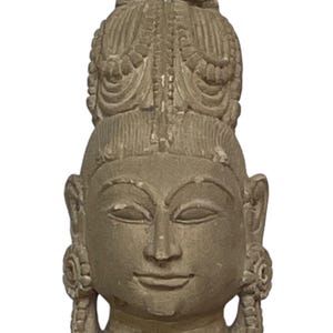 Vintage reproduction lord Buddha stone sculpture