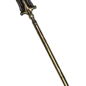 Hand crafted two face katar on a long brass pipe length 25 inches