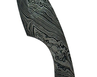 Damaszener Enthäuten Messer Rohling Klinge Jagd Kleine Skinner Blanks Stahl 1095HK Rohling Klingen Benutzerdefinierte Messer machen Kohlenstoffstahl