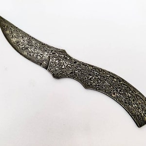 Damaszener Enthäuten Messer Rohling Klinge Jagd Kleine Skinner Blanks Stahl 1095HK Rohling Klingen Benutzerdefinierte Messer machen Kohlenstoffstahl
