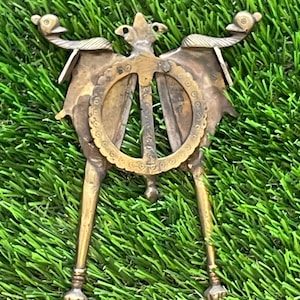 Antique Reproduction Indian betel nut cutter/cracker Brass made Indian Sarota Big Size