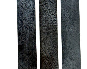 Damascus Billet 10 inch lang Damascus Billet Blank Mes Maken Benodigdheden Lot van 3 &quot;