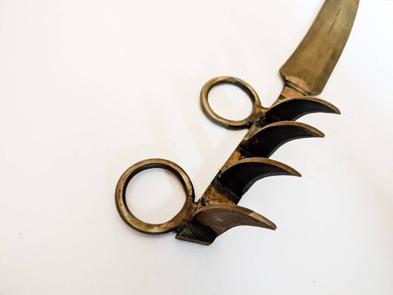 Handmade steel maratha Bagh nakh Modern reproduction Tiger Etsy