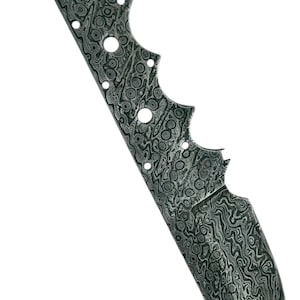 Damascus Skinning Knife Blank Blade Hunting Small Skinner Blanks Steel 1095HC Blanks Blades Custom Knife Making High Carbon steel