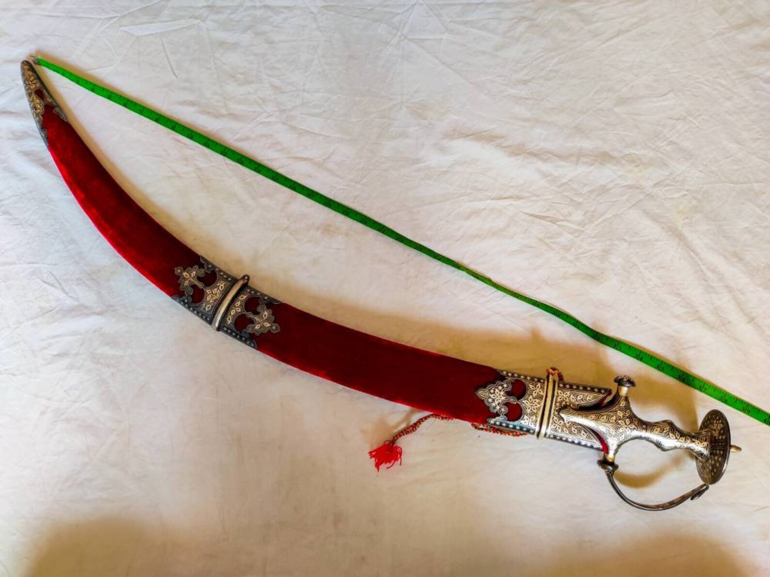 Handcrafted Indian Talwar/ Sword with Silver Koftgari work and | Etsy