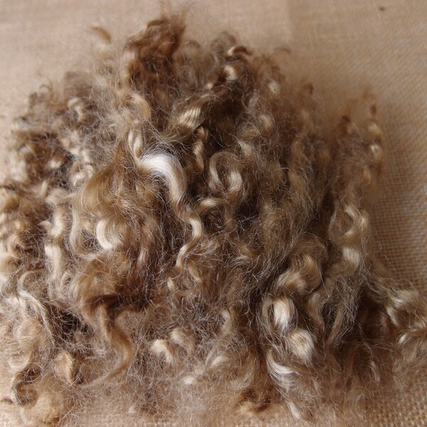 Mohair for Dolls-Reborns  hair  / Young Goat  /Strawberry  Blond / 30g (F40D352)